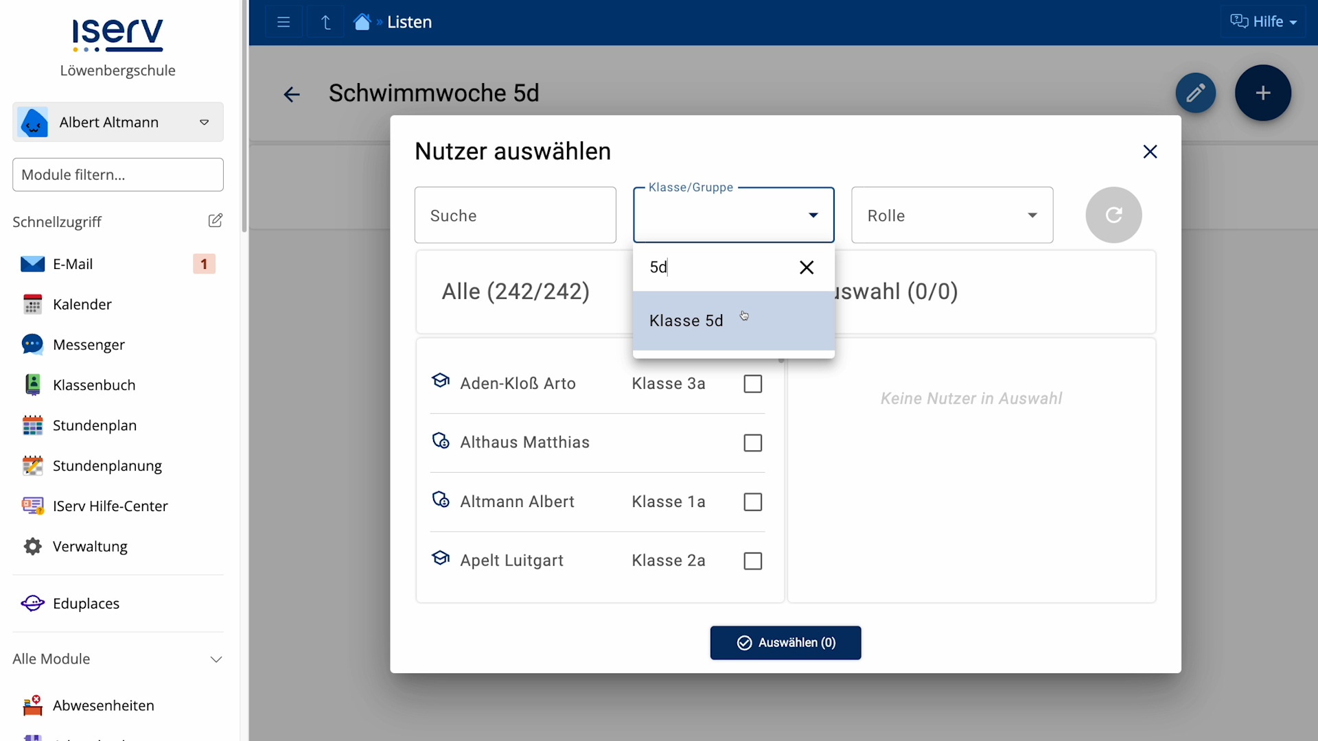 Klasse 5d